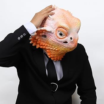 Amazon.co.jp: HWHXCZYH コスプレマスク - トカゲの人々、トカゲ